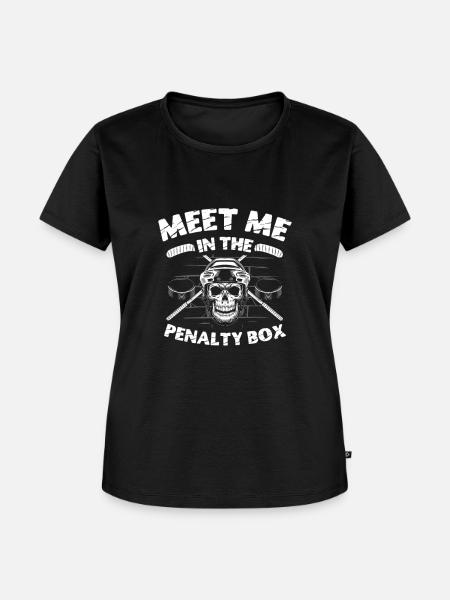 Treffen Sie Mich Im - Frauen Premium Bio T-Shirt - Schwarz