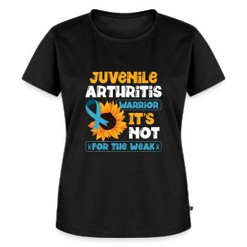 Juvenile Arthritis Warrior Autoimmunkrankheit - Frauen Premium Bio T-Shirt - Schwarz - Vorne - Selfina (174cm)
