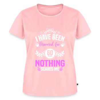 I Have Been Married For 60 Years Nothing Scares Me - Women's Premium Organic T-shirt - rose - Front - AI Model Female 172 dark (172cm)