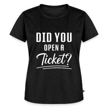 Netzwerkadministrator Systemadministrator Netzwerk - Frauen Premium Bio T-Shirt - Schwarz - Vorne - Selfina (174cm)