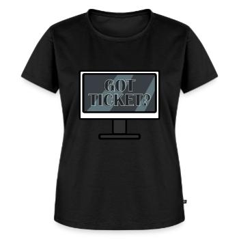 Netzwerkadministrator Systemadministrator Netzwerk - Frauen Premium Bio T-Shirt - Schwarz - Vorne - Selfina (174cm)