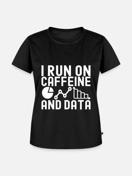 Data Science Datenanalyst - Frauen Premium Bio T-Shirt - Schwarz