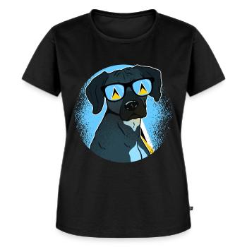 Saint Lucia - Women's Premium Organic T-shirt - black - Front - Selfina (174cm)