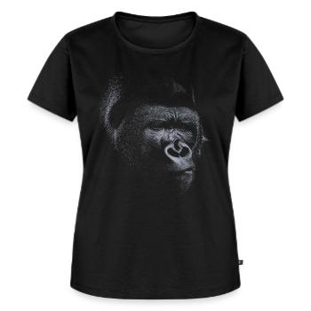 Grey Gorilla - Women's Premium Organic T-shirt - black - Front - Selfina (174cm)