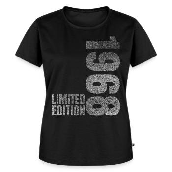 1968 Limited Edition - Frauen Premium Bio T-Shirt - Schwarz - Vorne - Selfina (174cm)