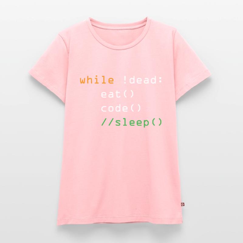 maenner shirt computer python programmer eat Women's Premium Organic T-shirt