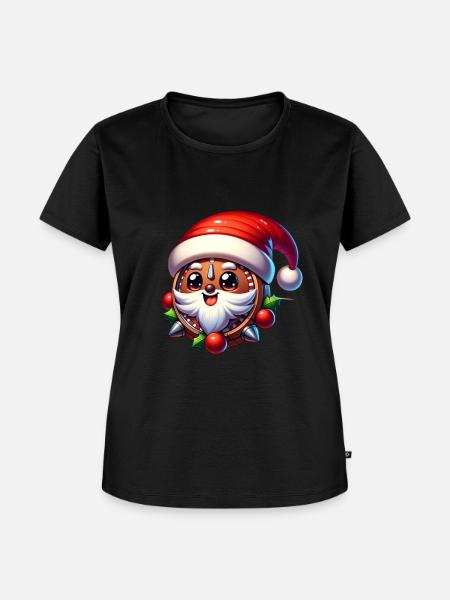 Nikolaus - Frauen Premium Bio T-Shirt - Schwarz