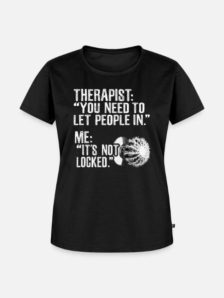 Therapeut Therapist - Frauen Premium Bio T-Shirt - Schwarz