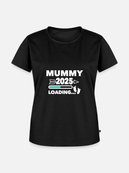 Mummy 2025 - Frauen Premium Bio T-Shirt - Schwarz