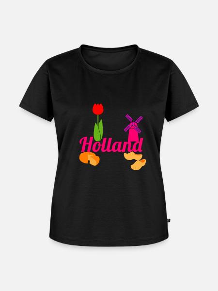Holland - Frauen Premium Bio T-Shirt - Schwarz