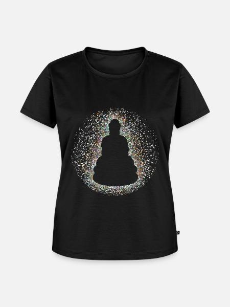 Buddha - Frauen Premium Bio T-Shirt - Schwarz