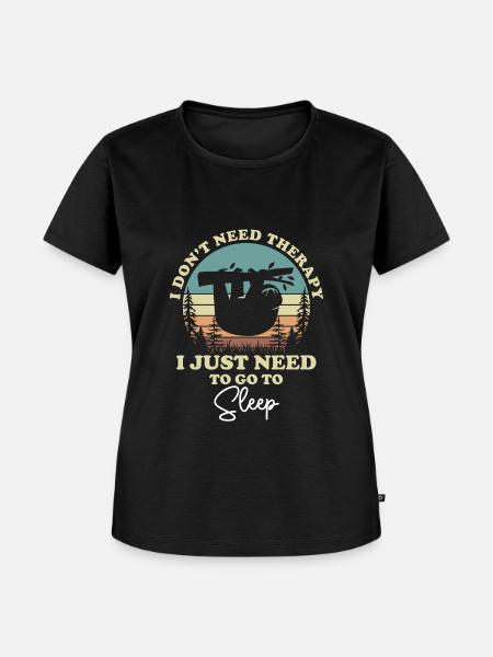 Schlafen Schlummer Faul Ruhe - Frauen Premium Bio T-Shirt - Schwarz