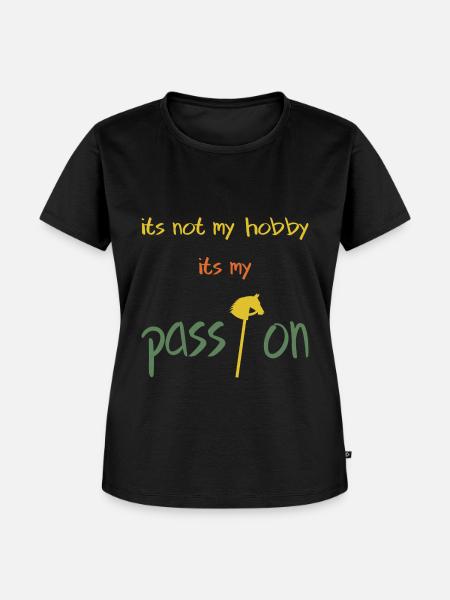 hobby horsing passion - Frauen Premium Bio T-Shirt - Schwarz
