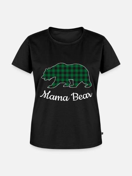 Mama Bear - Frauen Premium Bio T-Shirt - Schwarz