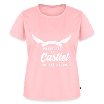 CASTIEL, CADEAU - T-shirt Premium bio Femme - rose - Devant - AI Model Female 172 dark (172cm)