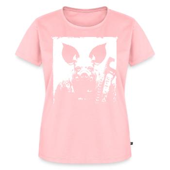Dunkle Kunst Okkulter Horror Schwein Gas Maske Grindcore Thr - Frauen Premium Bio T-Shirt - Rosa - Vorne - AI Model Female 172 dark (172cm)