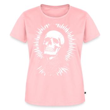 Zombie Horror Vampire Girl Death Metal Grindcore - Frauen Premium Bio T-Shirt - Rosa - Vorne - AI Model Female 172 dark (172cm)