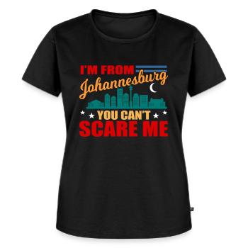 Afrique du sud - T-shirt Premium bio Femme - noir - Devant - Selfina (174cm)