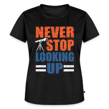 Astronomy - Women's Premium Organic T-shirt - black - Front - Selfina (174cm)