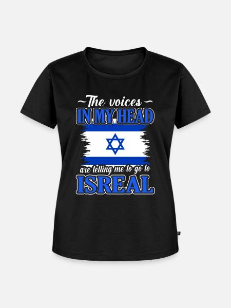 Israel - Frauen Premium Bio T-Shirt - Schwarz