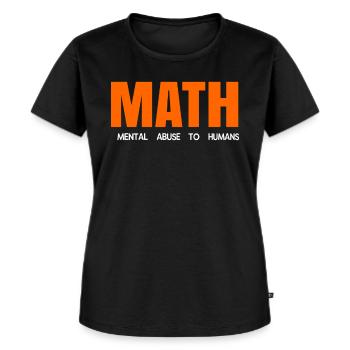 Mathematik - Frauen Premium Bio T-Shirt - Schwarz - Vorne - Selfina (174cm)