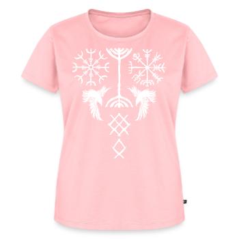 Viking tattoo design nordic mythology - Women's Premium Organic T-shirt - rose - Front - AI Model Female 172 dark (172cm)