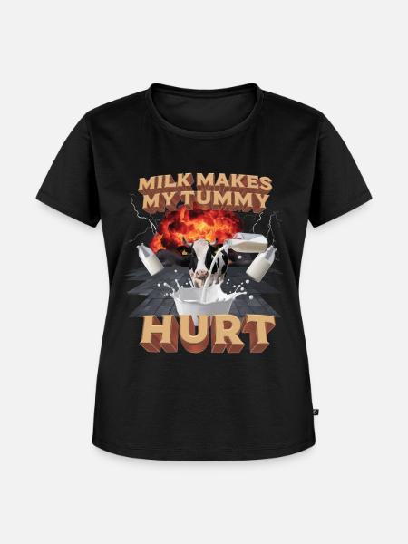 Milch - Frauen Premium Bio T-Shirt - Schwarz