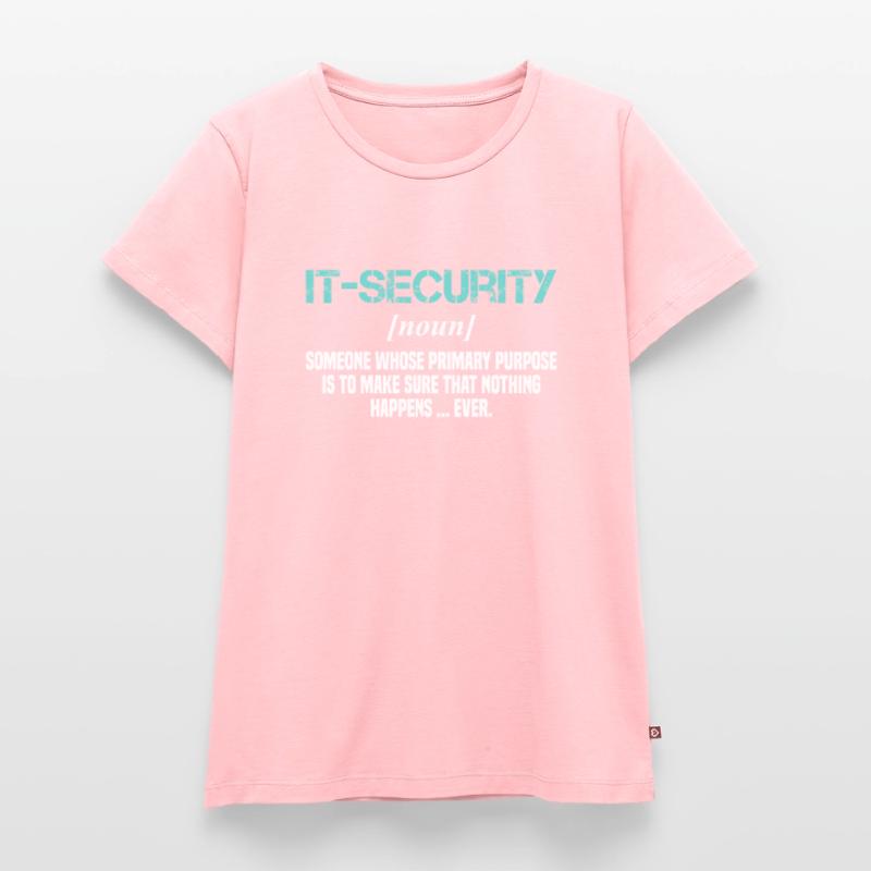 IT Cyber Security Experte Nerd Hacking Frauen Premium Bio T-Shirt