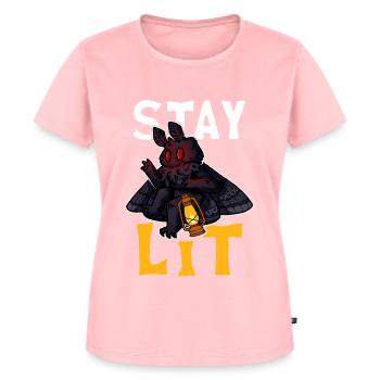 Mothman Crypttide Cryptozoology - Women's Premium Organic T-shirt - rose - Front - AI Model Female 172 dark (172cm)
