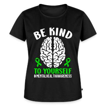 Grünes Band - Frauen Premium Bio T-Shirt - Schwarz - Vorne - Selfina (174cm)