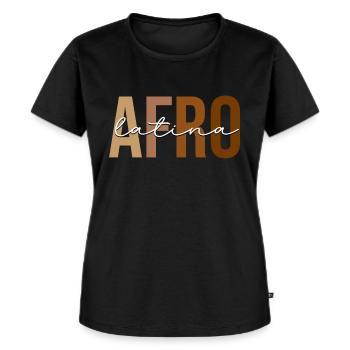 Black African American Hispanic Pride - Women's Premium Organic T-shirt - black - Front - Selfina (174cm)