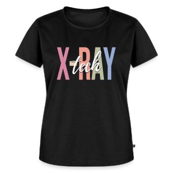 Radiology Radiologist Rad Tech Nuclear Radiation - Women's Premium Organic T-shirt - black - Front - Selfina (174cm)