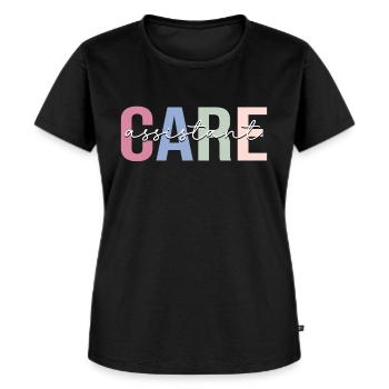 Nursing Assistant Patient Care Assistant PCA K - Women's Premium Organic T-shirt - black - Front - Selfina (174cm)