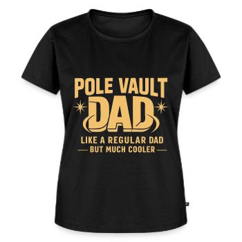 Stabhochspringer-Geschenk - Frauen Premium Bio T-Shirt - Schwarz - Vorne - Selfina (174cm)
