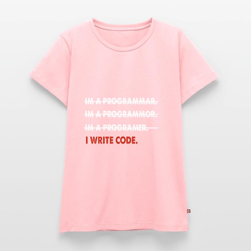 Programmierer Coder lustig Geschenk Frauen Premium Bio T-Shirt
