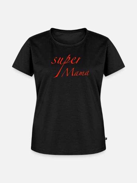 super Mama - Frauen Premium Bio T-Shirt - Schwarz