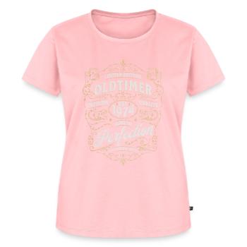 Vintage Car Round Birthday 1974 50th Birthday - Women's Premium Organic T-shirt - rose - Front - AI Model Female 172 dark (172cm)
