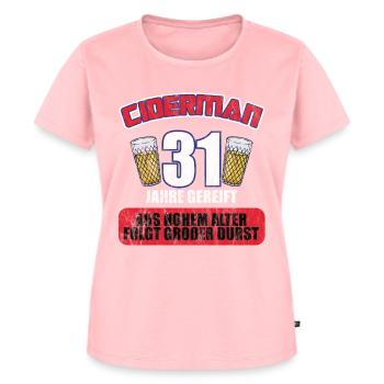 Ciderman 31 Jahre Geburtstag Apfelwein Äppelwoi - Frauen Premium Bio T-Shirt - Rosa - Vorne - AI Model Female 172 dark (172cm)