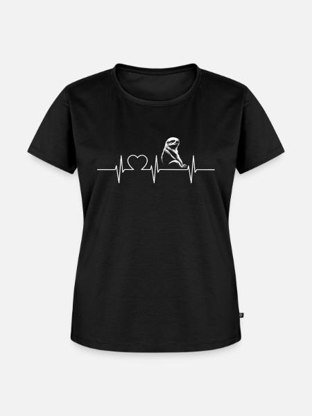 Faultiere Faultier - Frauen Premium Bio T-Shirt - Schwarz