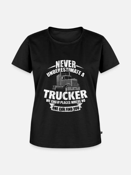 lkw - Frauen Premium Bio T-Shirt - Schwarz