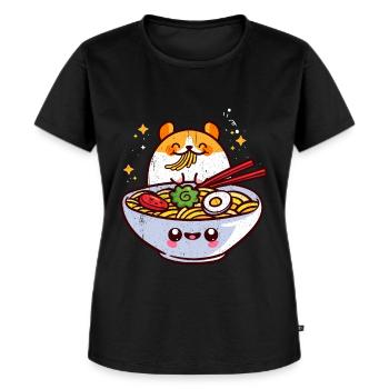 Ramen Japan Anime Nudeln Geschenk Otaku Manga - Frauen Premium Bio T-Shirt - Schwarz - Vorne - Selfina (174cm)