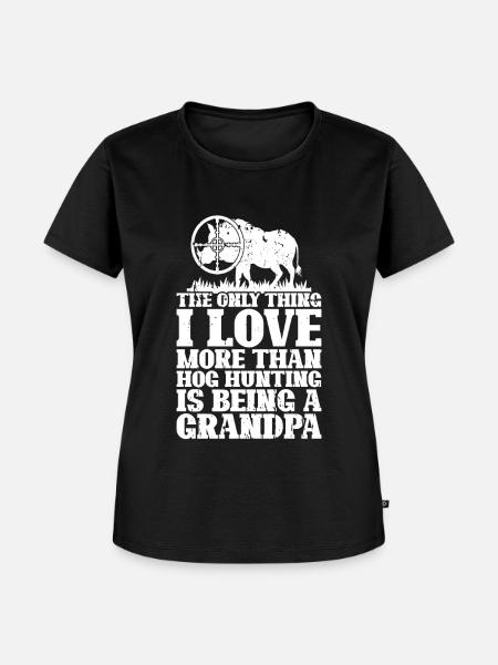 Schweinejagd Jäger Schweinejagd - Frauen Premium Bio T-Shirt - Schwarz