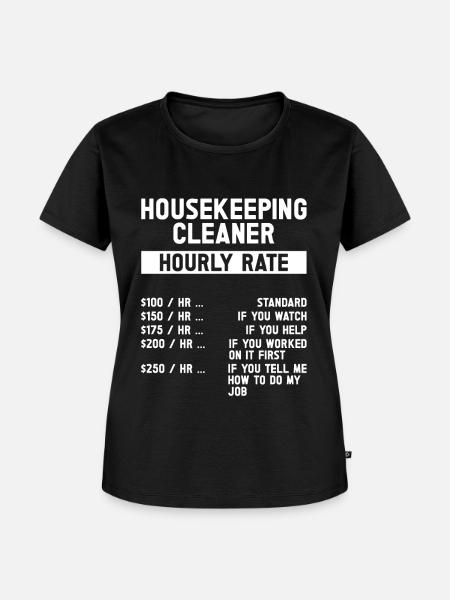 Haushalt - Frauen Premium Bio T-Shirt - Schwarz