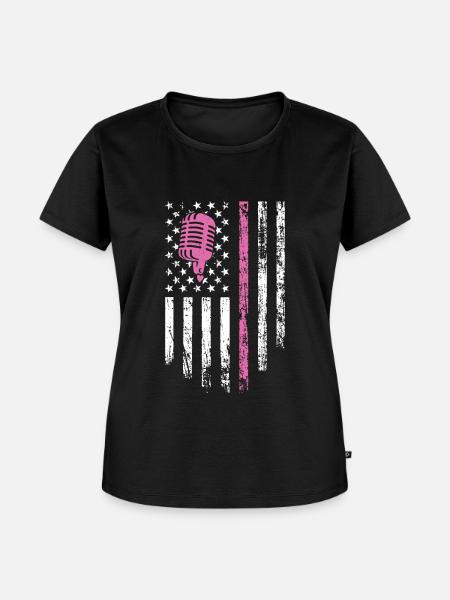 Singen - Frauen Premium Bio T-Shirt - Schwarz