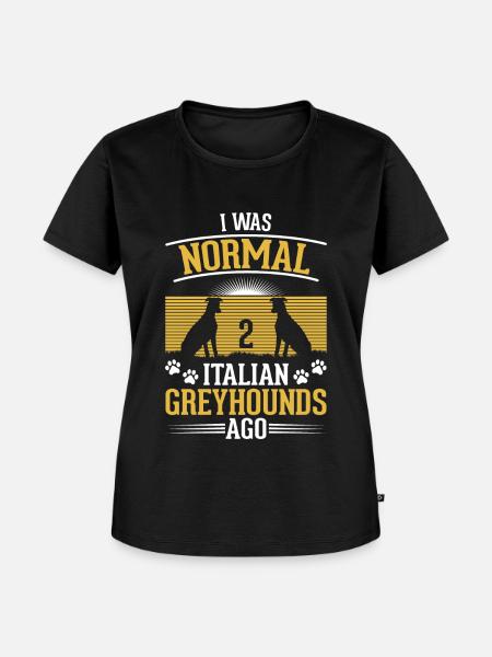 Italienischer Windhund Geschenk - Frauen Premium Bio T-Shirt - Schwarz