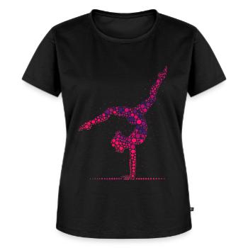 Gymnastik Gymnast Akrobatik Gymnastin - Frauen Premium Bio T-Shirt - Schwarz - Vorne - Selfina (174cm)