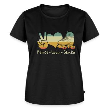 Inline Skaters - Women's Premium Organic T-shirt - black - Front - Selfina (174cm)