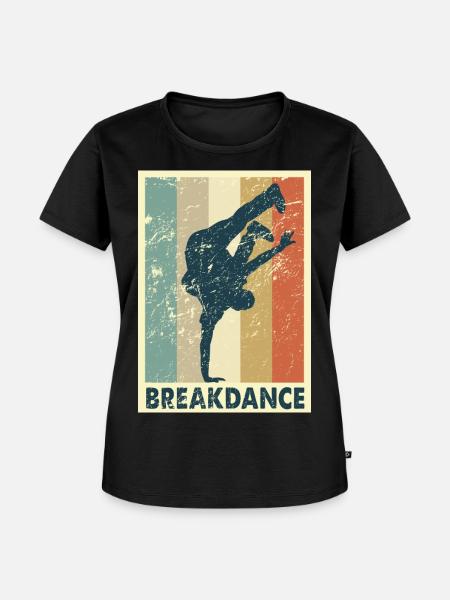 Breakdance - Frauen Premium Bio T-Shirt - Schwarz