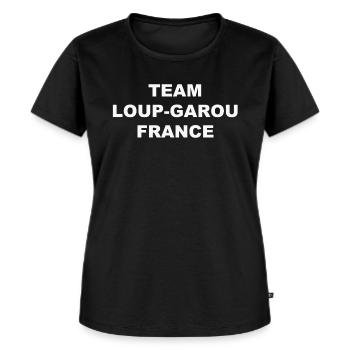 Team Loup-Garou France - T-shirt Premium bio Femme - noir - Devant - Selfina (174cm)