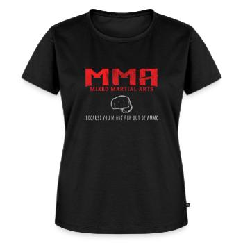 Mixed Martial Arts - Women's Premium Organic T-shirt - black - Front - Selfina (174cm)